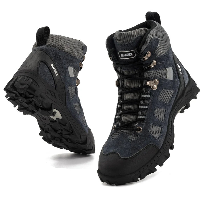 Bottes de sécurité unisexe, embout acier, semelle anti-perforation, antidérapantes. Confort et protection au travail.