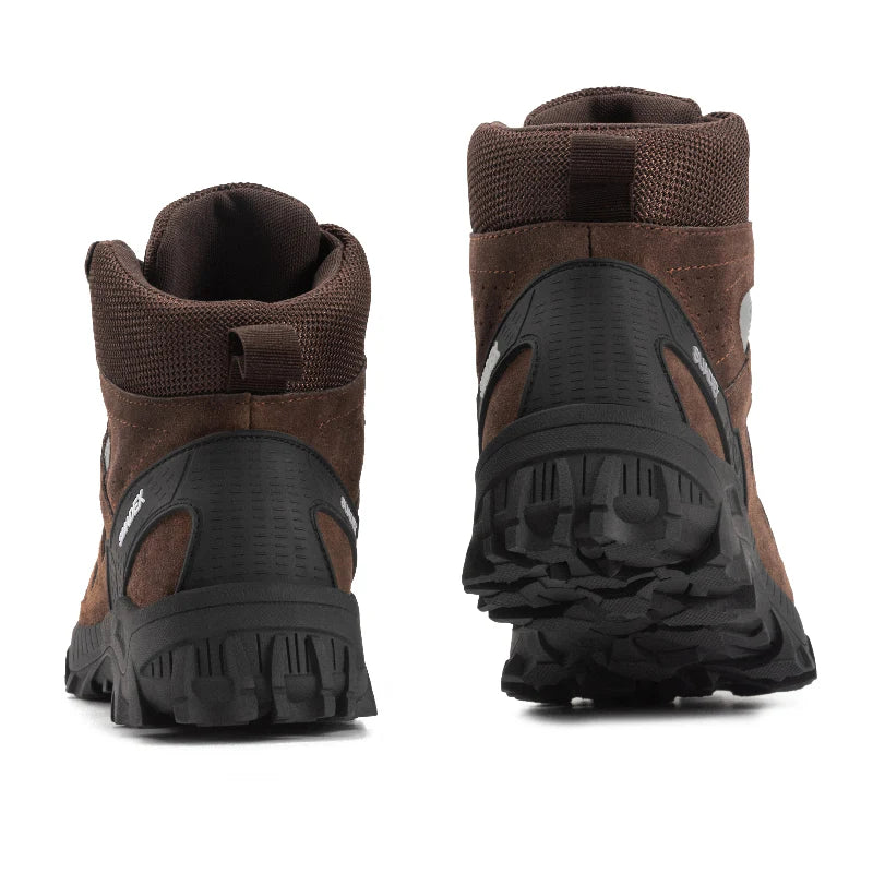 Bottes de travail indestructibles, unisexes, avec embout acier et semelle anti-perforation pour la sécurité.