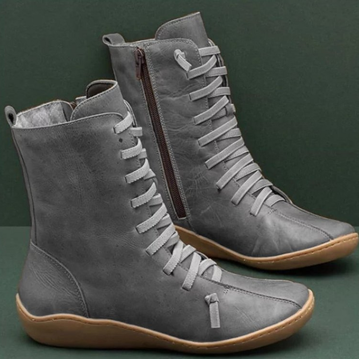 Bottes femme confortables et élégantes, bottines artisanales pour la mode hiver. Semelle antidérapante, style polyvalent.