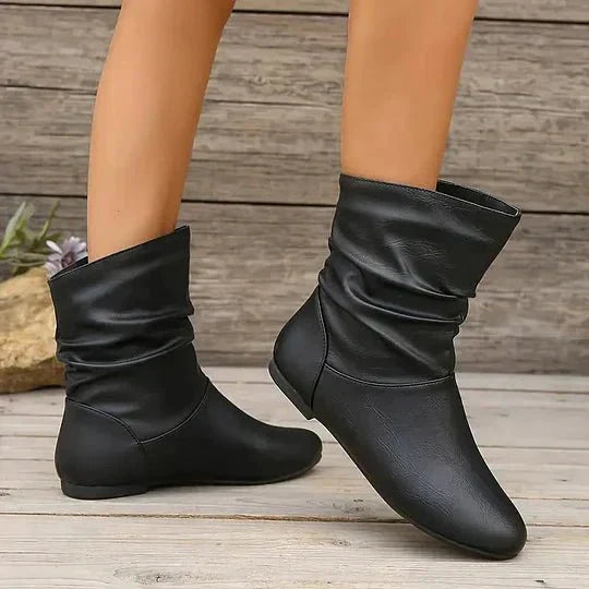 Bottes femme confortables et chaudes, avec semelle antidérapante robuste pour l'hiver et la pluie.