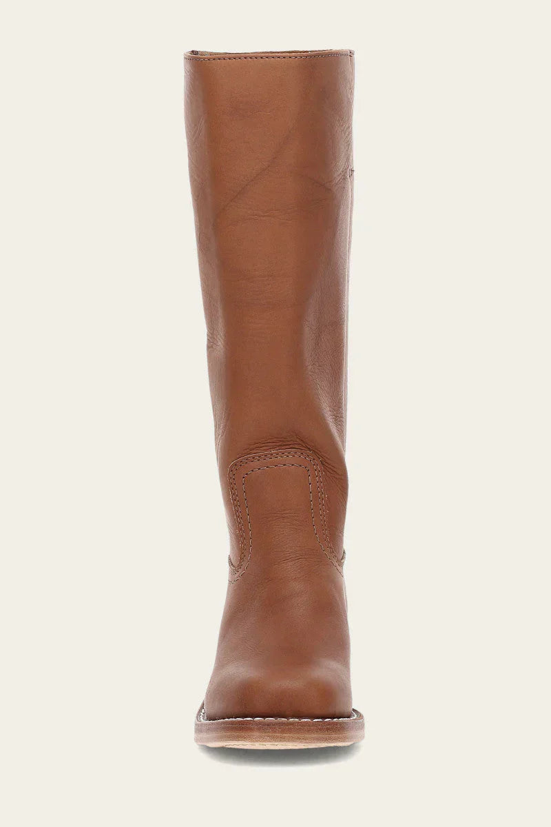 Bottes femmes en cuir élégant. Design intemporel, confort optimal.  Idéales pour tous les jours.