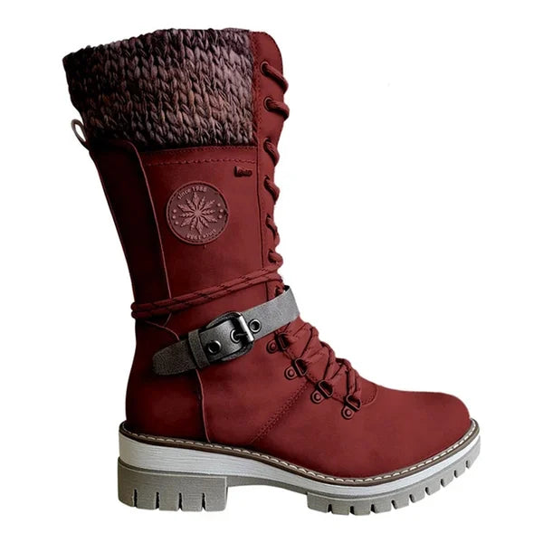 Paire de bottes hautes Kylee pour femme, idéales automne-hiver, offrant chaleur, confort et un look élégant.