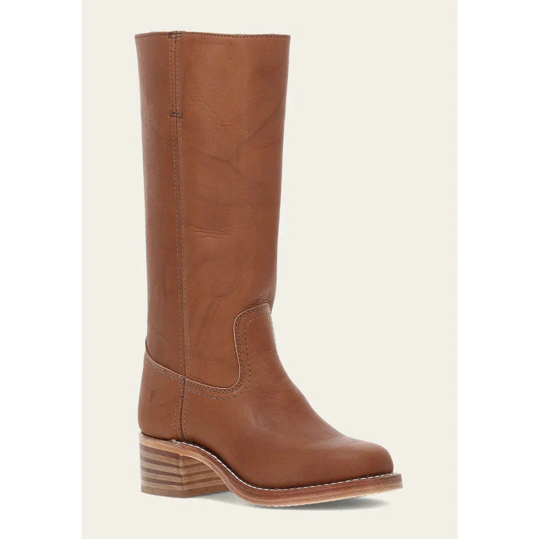 Bottes hautes femmes, talon bloc, bout carré. Design élégant et confortable.