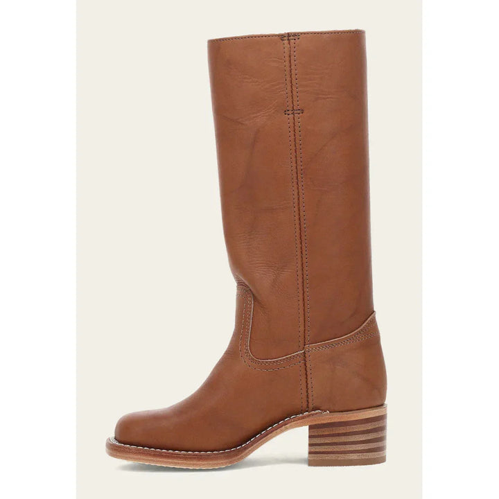 Bottes hautes femmes, talon bloc, bout carré. Design élégant et confortable.
