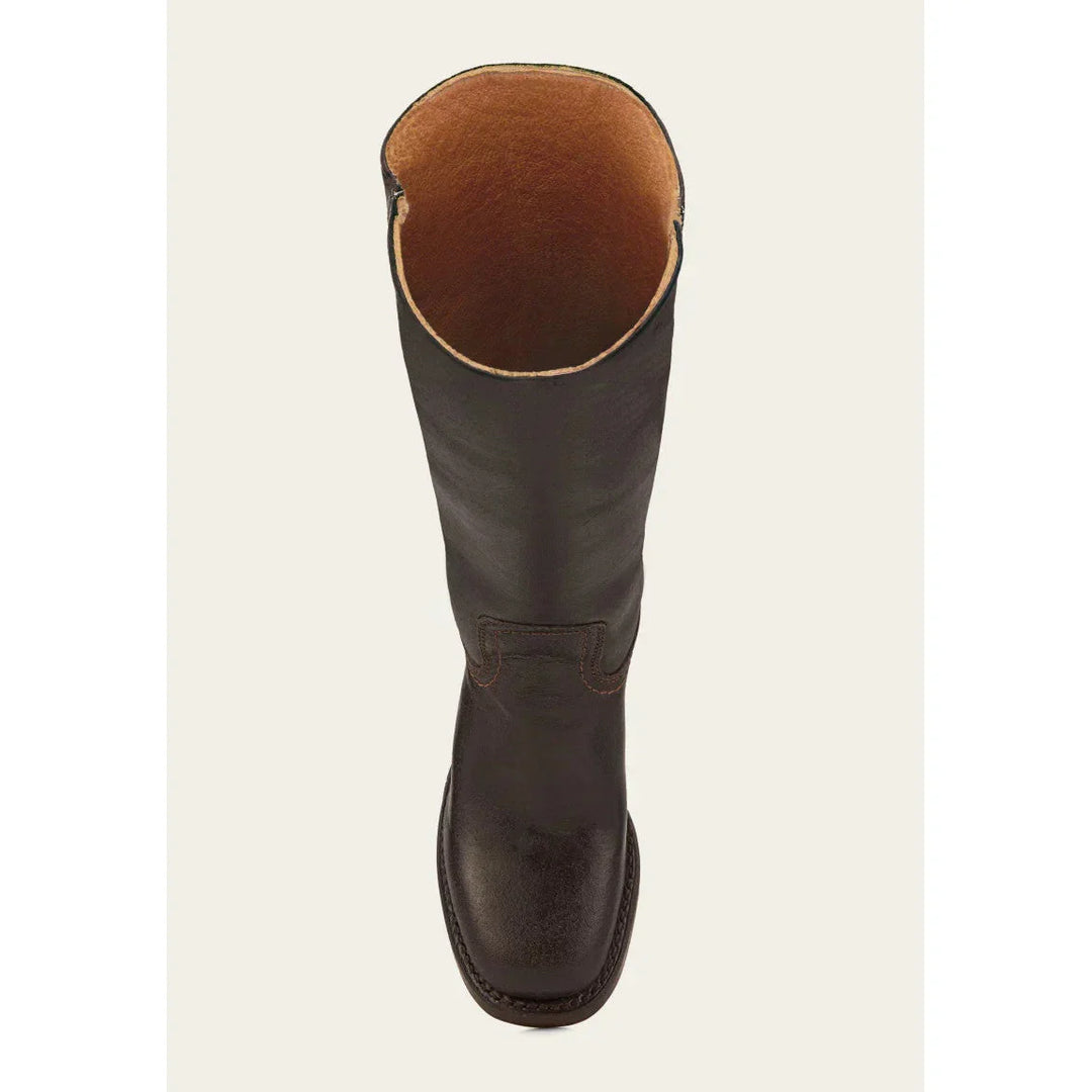 Bottes hautes femmes, talon bloc, bout carré. Design élégant et confortable.