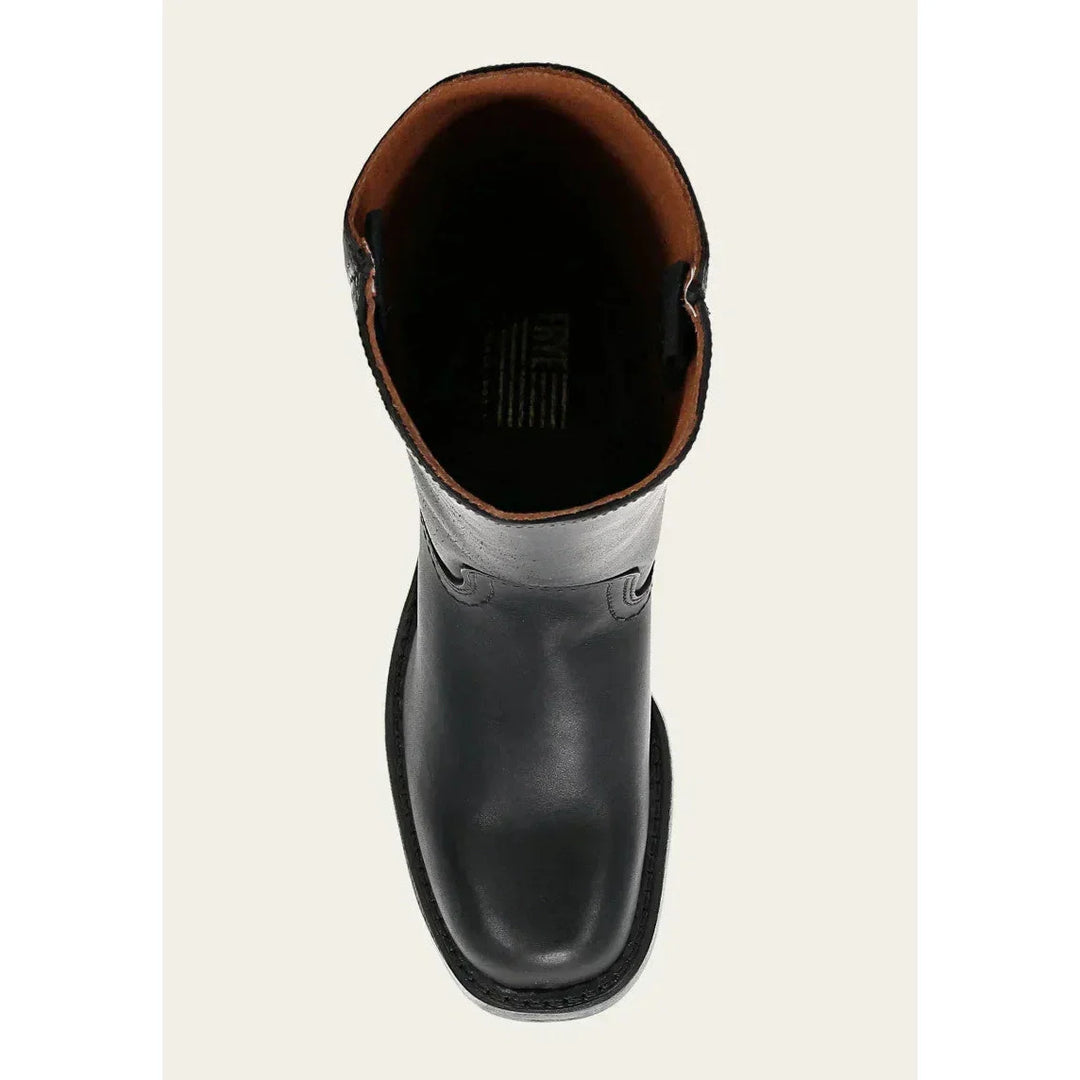 Bottes hautes femmes, talon bloc, bout carré. Design élégant et confortable.