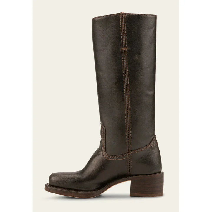 Bottes hautes femmes, talon bloc, bout carré. Design élégant et confortable.