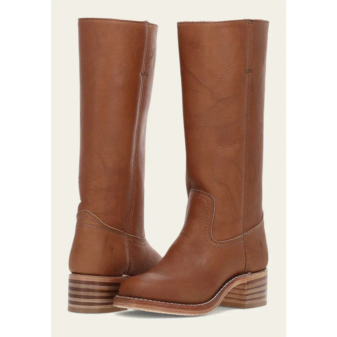 Bottes hautes femmes, talon bloc, bout carré. Design élégant et confortable.