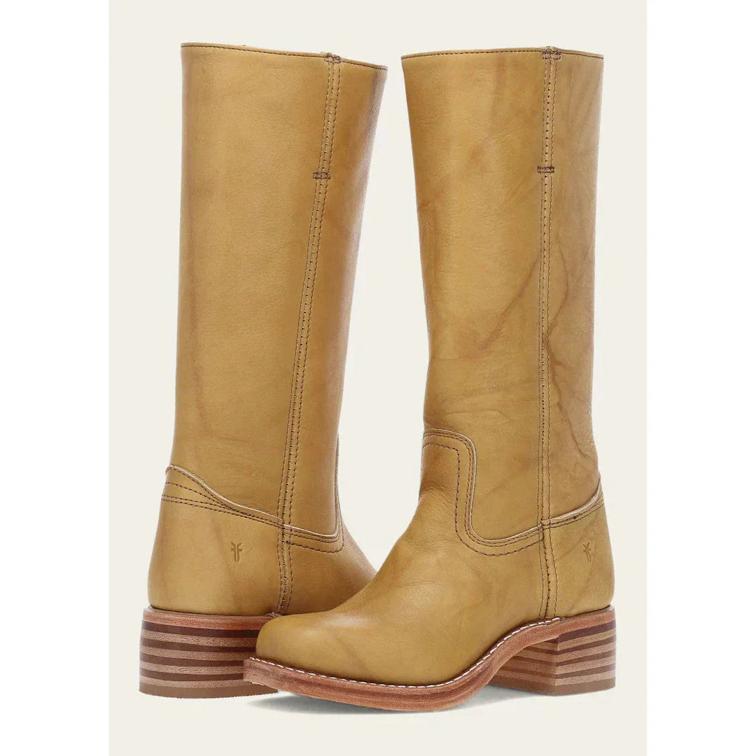 Bottes hautes femmes, talon bloc, bout carré. Design élégant et confortable.