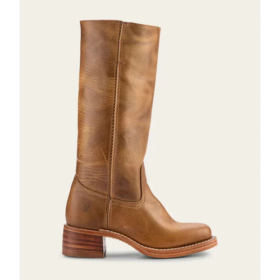 Bottes hautes femmes, talon bloc, bout carré. Design élégant et confortable.