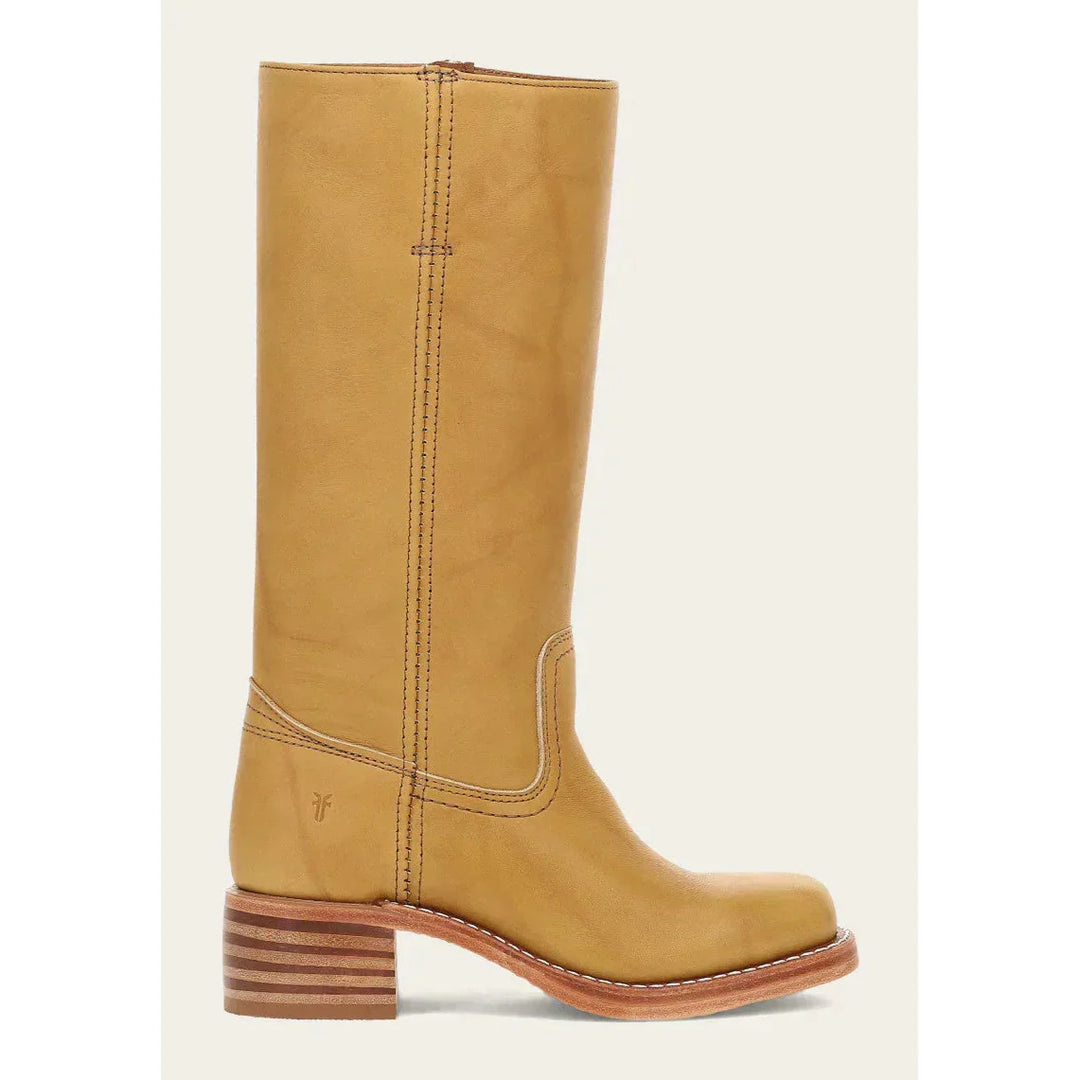 Bottes hautes femmes, talon bloc, bout carré. Design élégant et confortable.