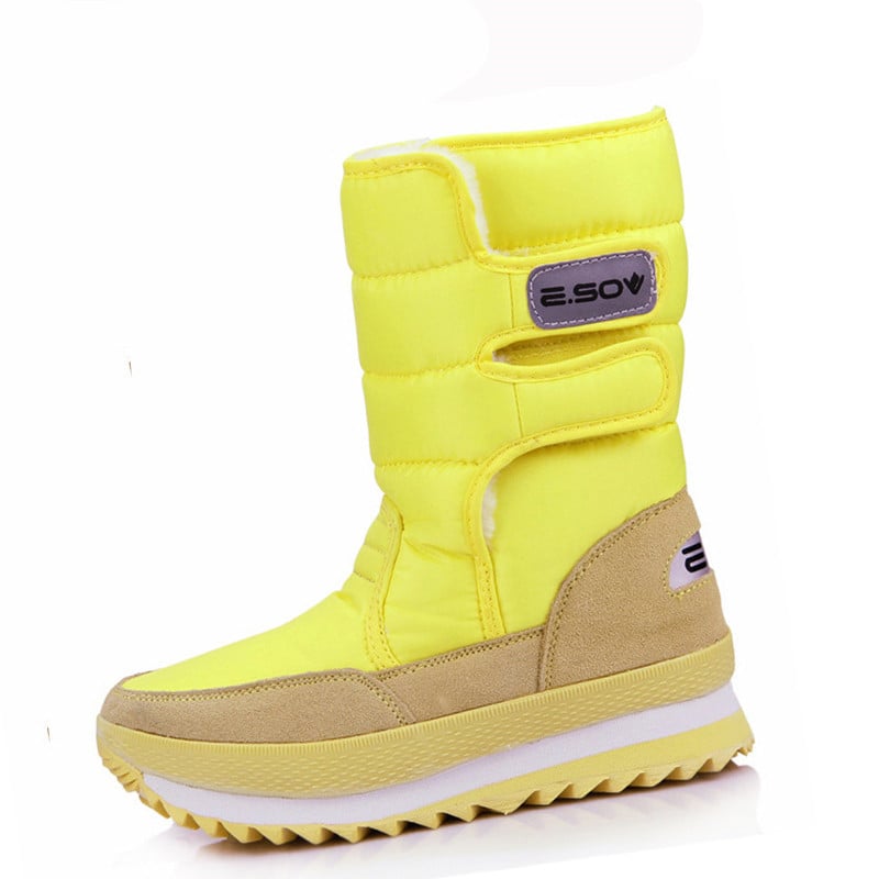 Bottes hiver femmes élégantes, imperméables et chaudes. Profitez du confort et de la protection contre le froid.