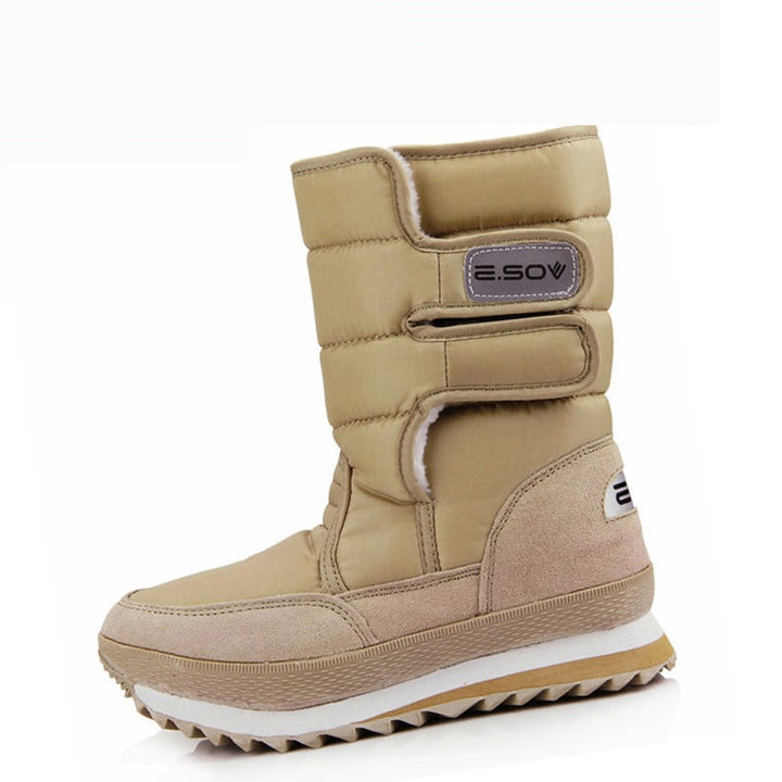 Bottes mode hiver pour femmes, design élégant, imperméables, gardent les pieds au chaud et au sec.