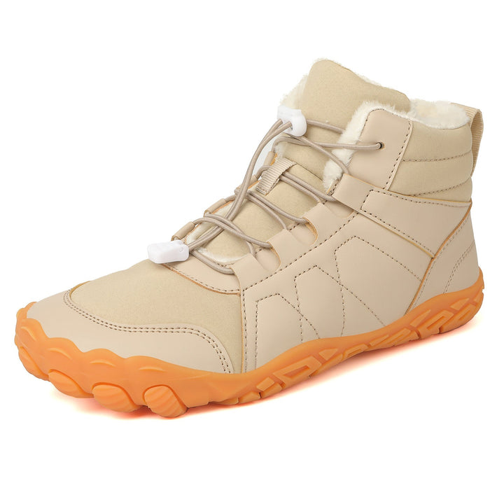 Bottes hiver femmes & hommes, style pieds nus, chaudes, imperméables et antidérapantes pour un maximum de confort.
