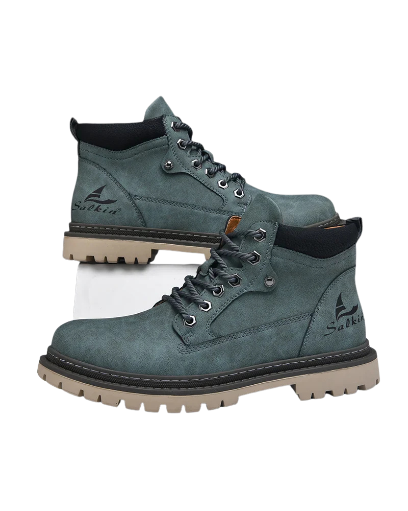 Bottines homme classiques avec semelle durable, offrant confort et robustesse. Idéales look casual ou formel.