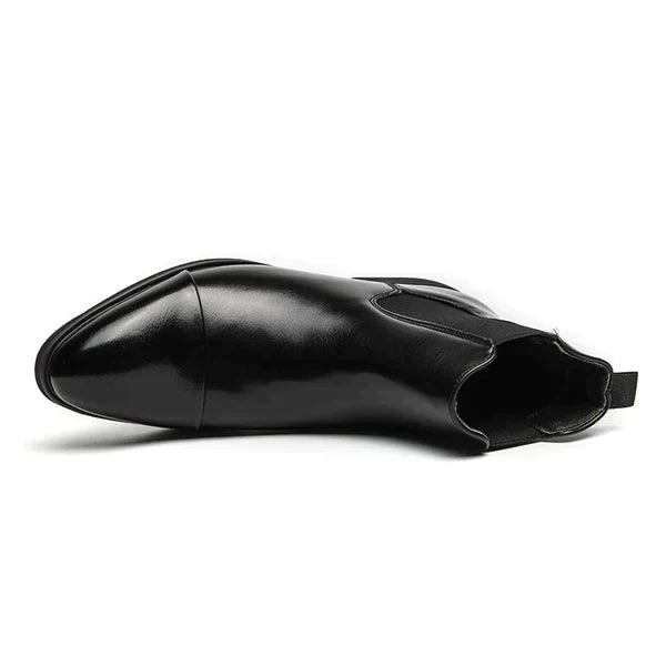 Bottes noires hommes, confort supérieur, avec un design intemporel et très chic.