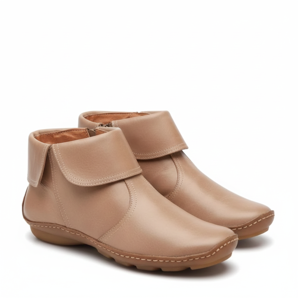 Bottines décontractées Leila pour femme. Imperméables, antidérapantes et très confortables pour l'automne-hiver.