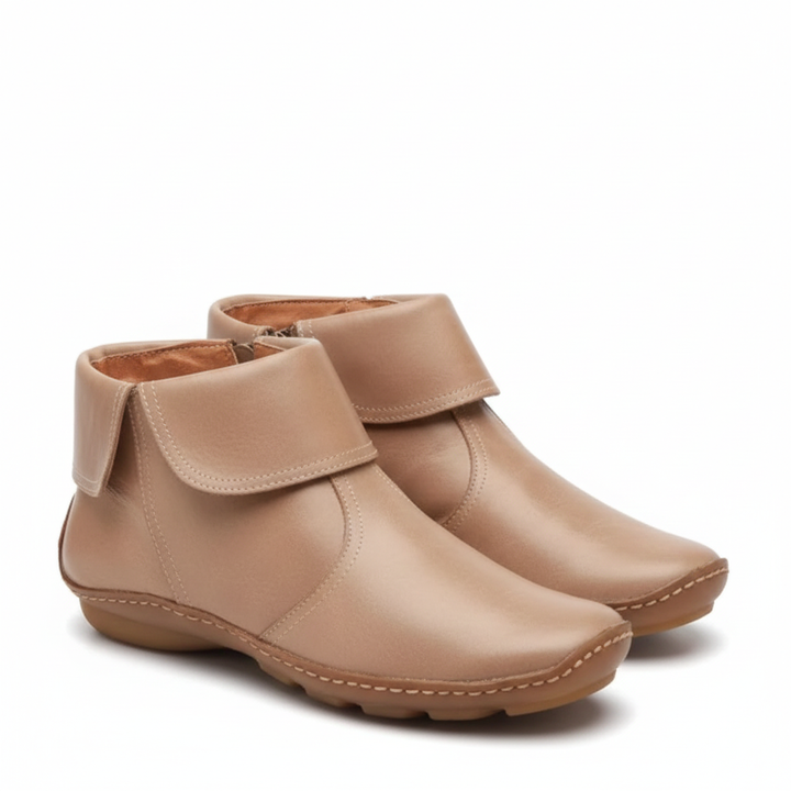 Bottines décontractées Leila pour femme. Imperméables, antidérapantes et très confortables pour l'automne-hiver.