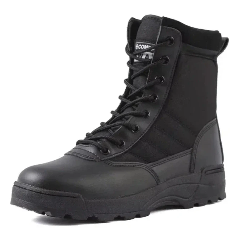 Bottes militaires légères et respirantes unisexes, idéales pour la randonnée, le travail tactique et l'extérieur.
