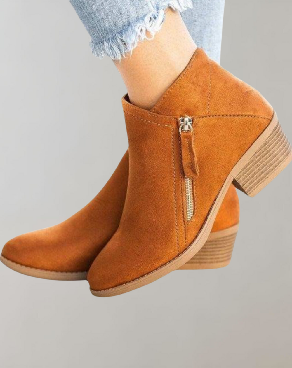 Élégantes bottines d'hiver pour femmes, style décontracté, offrant confort orthopédique et chaleur.