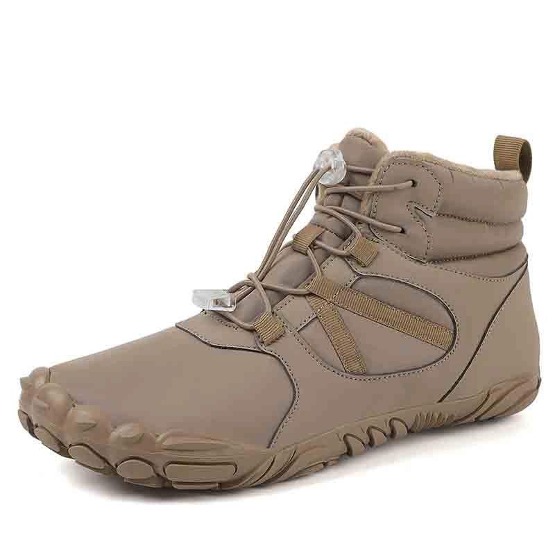 Bottes pieds nus unisexes imperméables, parfaites pour l'hiver, chaudes et confortables pour homme et femme.