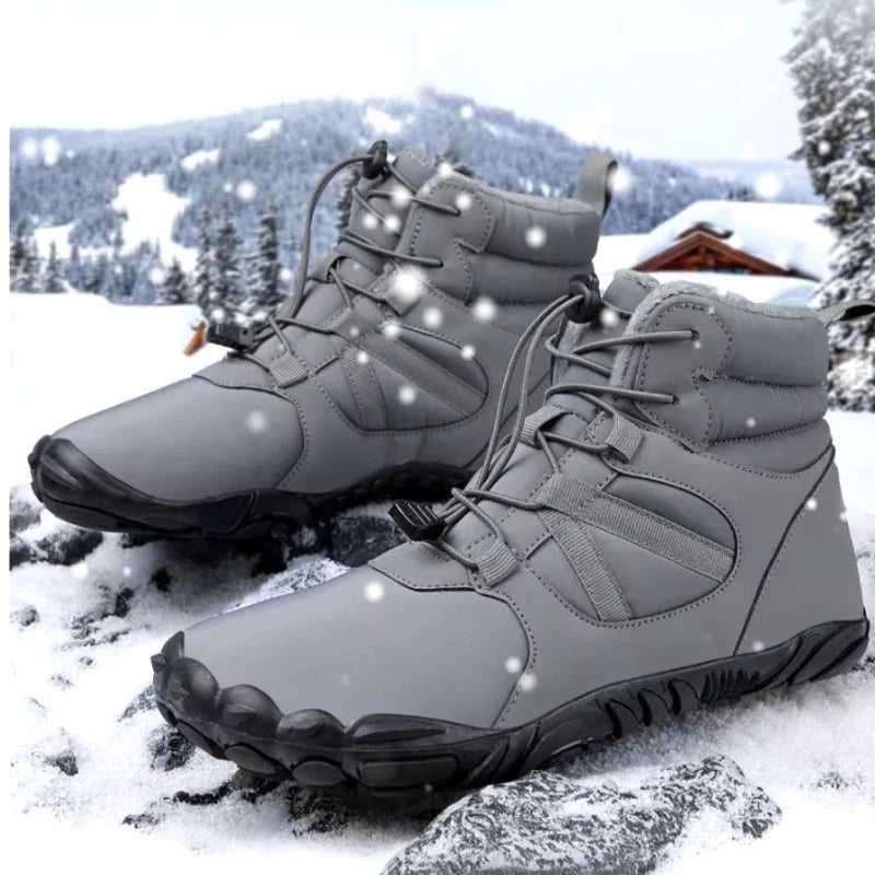Bottes chaudes imperméables unisexes, résistantes pour l'hiver, offrent protection optimale contre le froid et la neige.