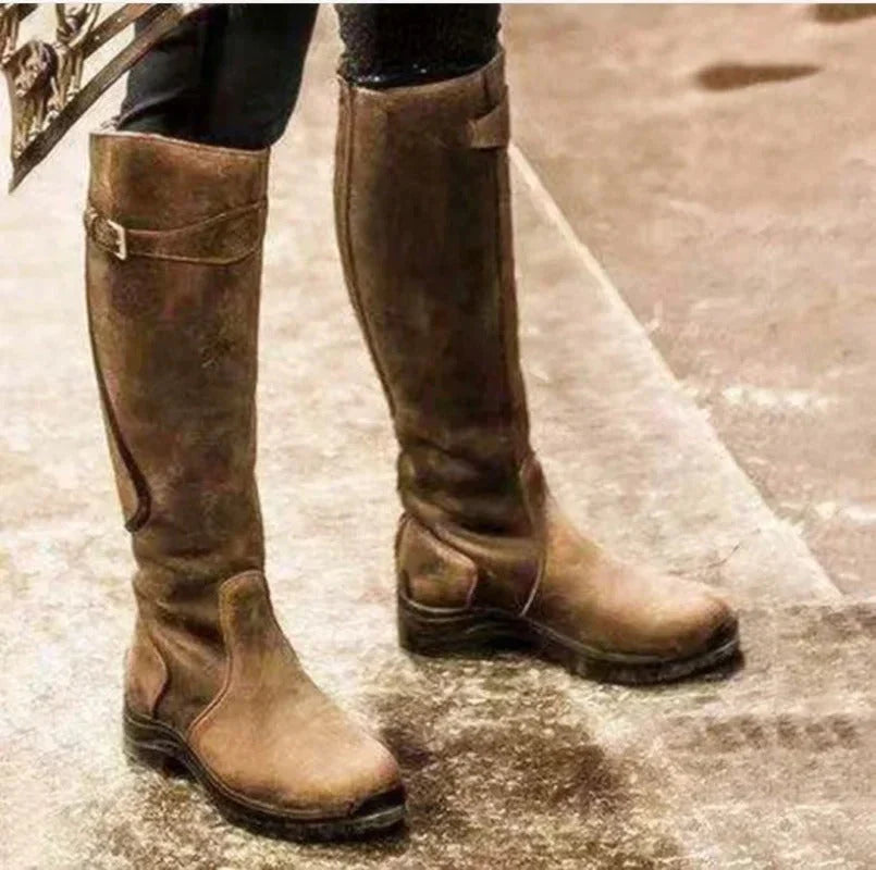 Bottes imperméables pour femmes, style chic, confortables, parfaites pour la pluie en automne et protection hivernale.