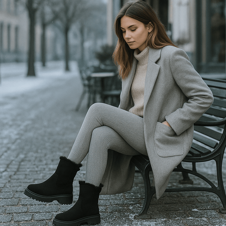 Bottes thermiques montantes pour femmes, protection optimale contre le froid, style moderne et confort maximal.