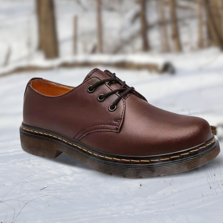"Bottines basses en cuir élégant pour hommes, confortables et stylées, disponibles en plusieurs couleurs."