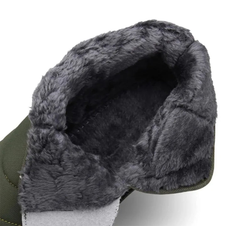Bottines hiver confortables pour femme, imperméables, chaudes avec fourrure, parfaites pour la neige.