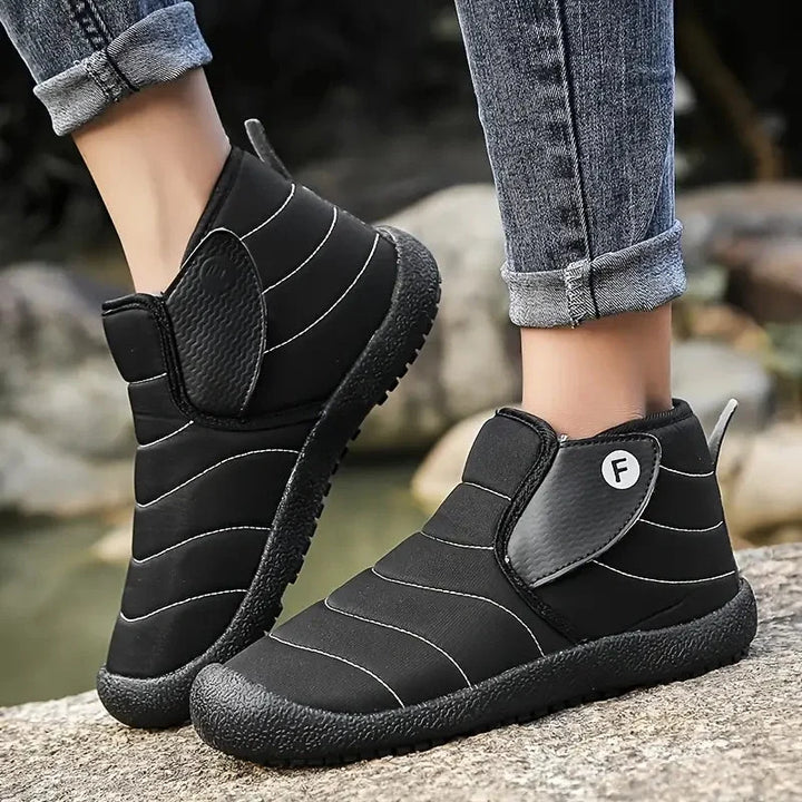 Bottines de marche hivernales, robustes et imperméables, pour hommes et femmes, idéales en neige.