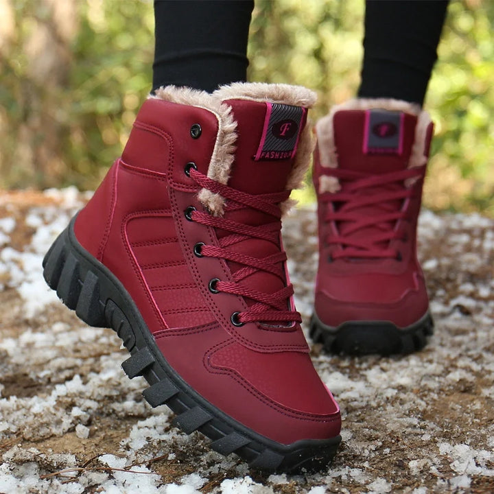 Bottines d'hiver parfaites pour homme et femme, chaudes, imperméables et antidérapantes pour les journées neigeuses.