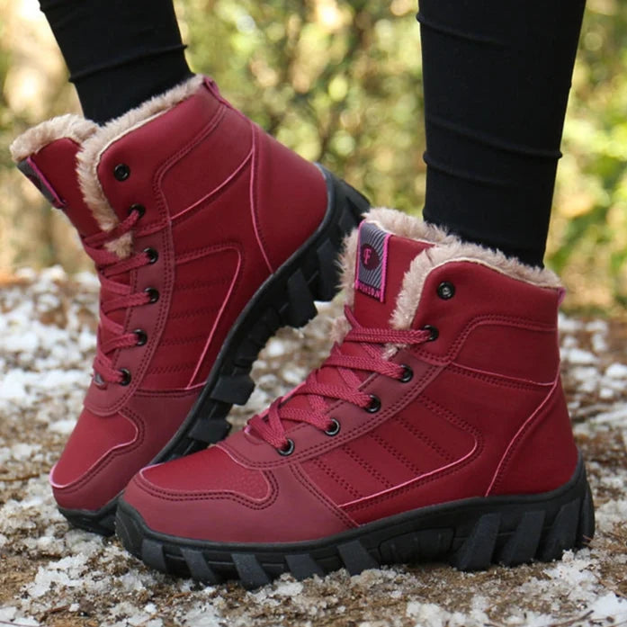 Bottes d'hiver unisexe, chaudes, imperméables et antidérapantes, parfaites pour le confort et la sécurité dans la neige.