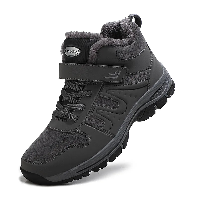 Bottines d'hiver imperméables et chaudes pour femme, idéales neige et froid.