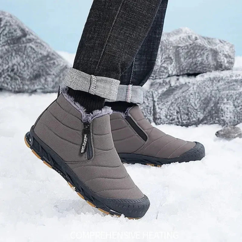 Bottines d'hiver robustes et durables, conçues pour un usage quotidien intense par temps froid et neigeux.