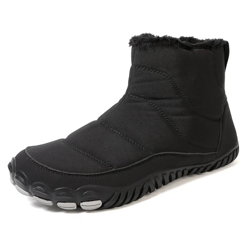 Bottines d'hiver unisexes chaudes, imperméables, parfaites pour la neige, confort pieds nus.