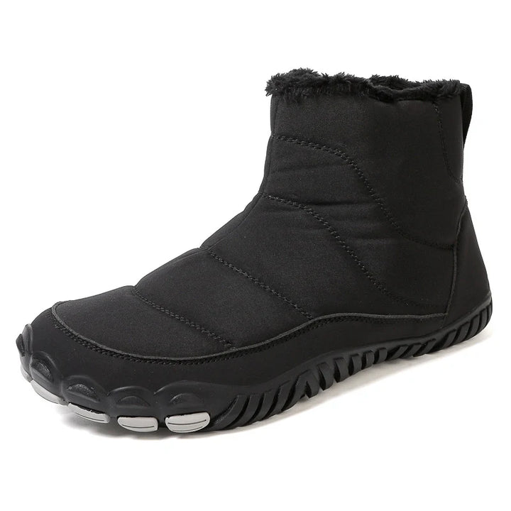 Bottines d'hiver unisexes chaudes, imperméables, parfaites pour la neige, confort pieds nus.