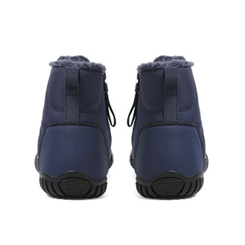 Chaussures d'hiver unisexes ultra-chaudes, antidérapantes, pour un confort pieds nus optimal dans la neige.