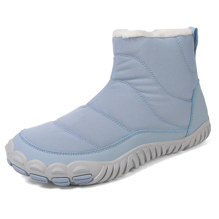 Bottes chaudes et souples, design unisexe, parfaites pour les pieds sensibles et la protection contre le froid et l'eau.