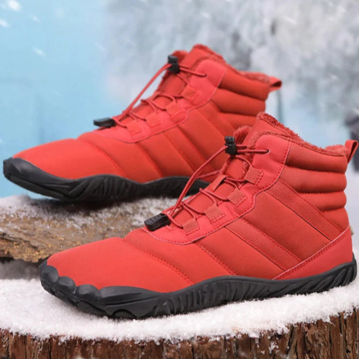Bottines chaudes imperméables et antidérapantes, parfaites pour la neige, la randonnée et le confort hivernal.