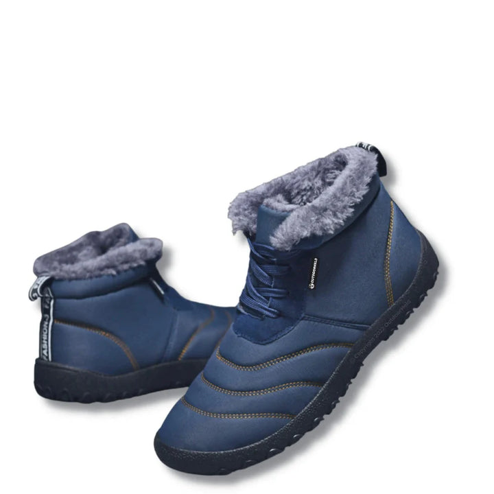 Bottines d'hiver unisexes pieds nus ultra-chaudes, confort optimal pour neige et froid intense.