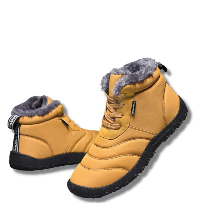 Bottines neige unisexes chaudes, antidérapantes, imperméables, pour activités hivernales pieds nus.