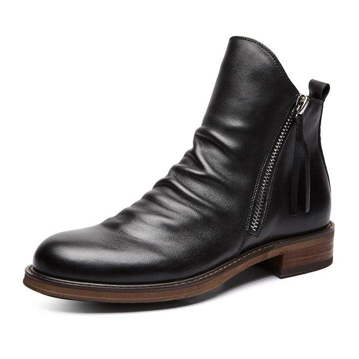 Chaussures bottines homme confortables et stylées, parfaites pour l'automne et l'hiver, design élégant et décontracté.