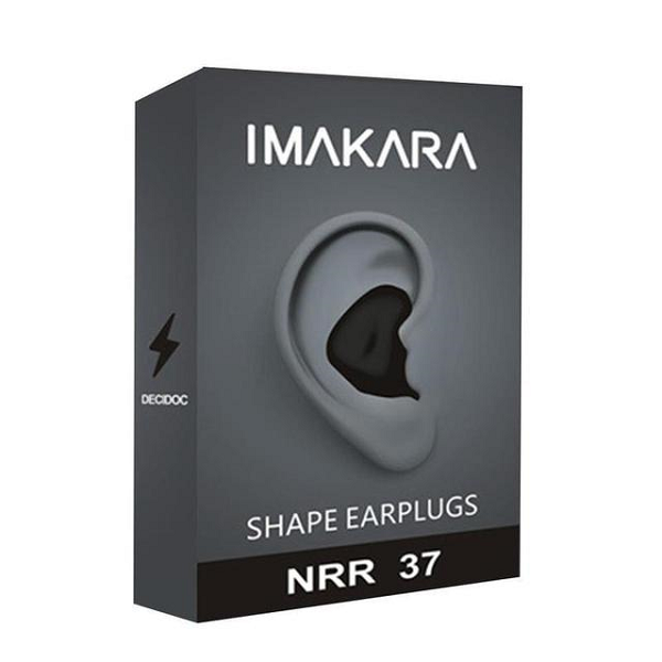 "Bouchons d'oreilles confortables en silicone, couleurs variées, pour isolation sonore et protection contre l'humidité."