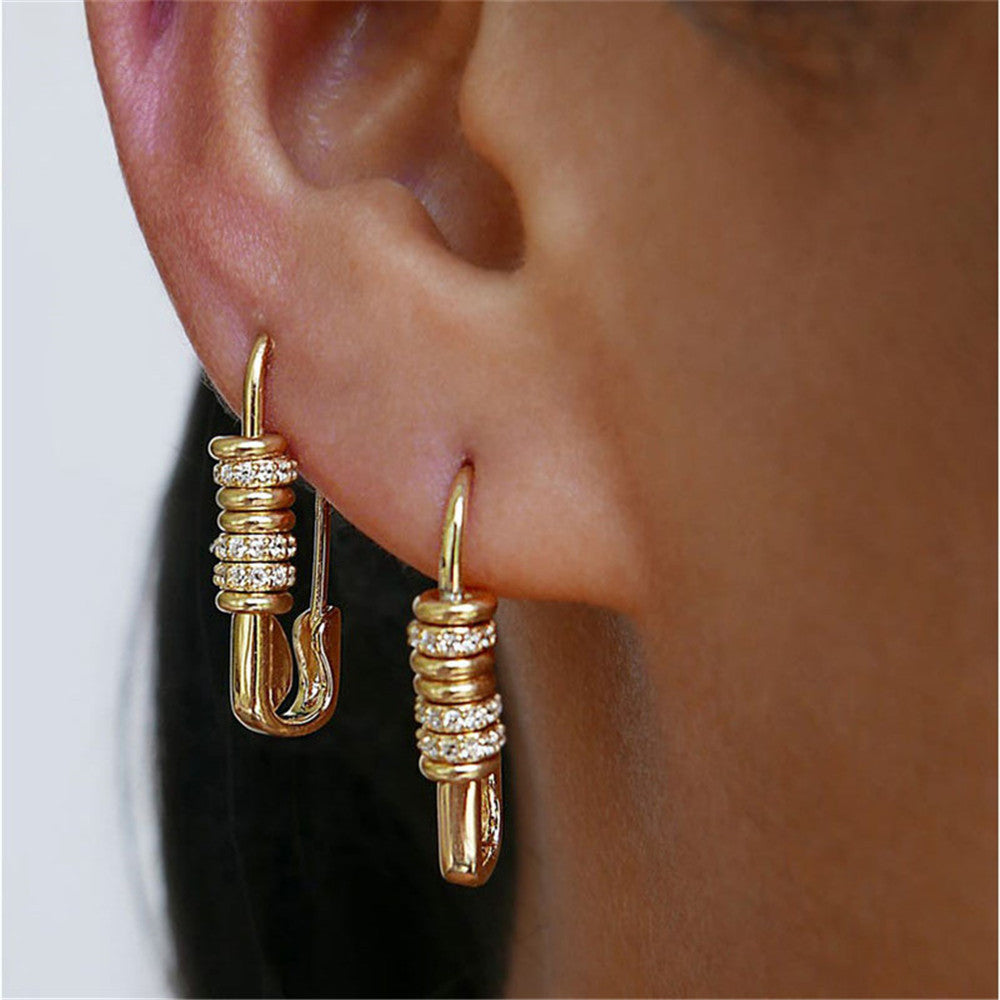 Boucles d'oreilles femmes géométriques, design unique, accessoire fashion et contemporain