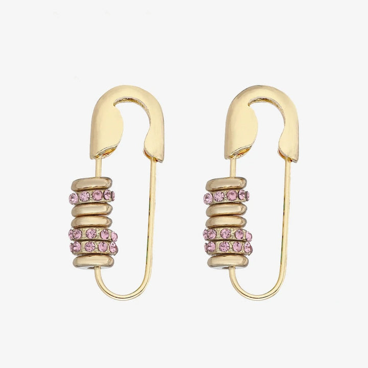 Paire de boucles d'oreilles pendantes géométriques pour femmes, style élégant et distinctif