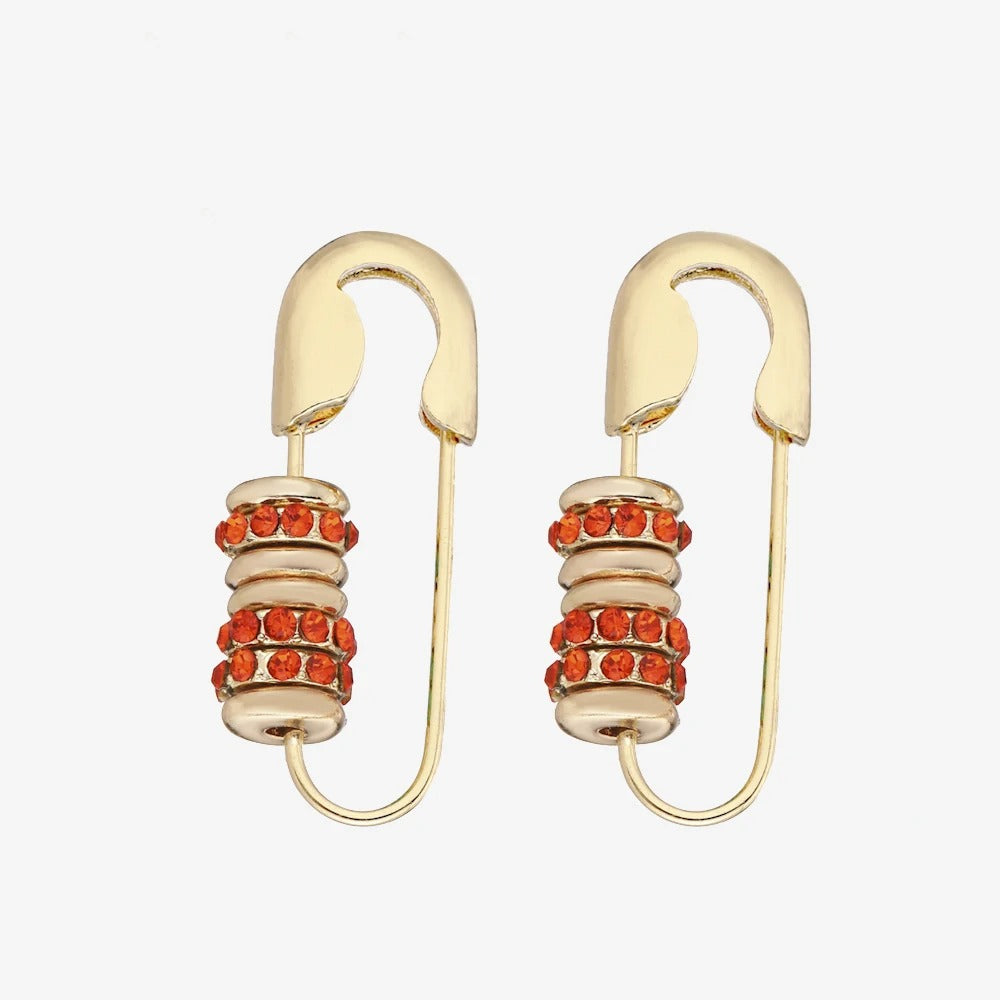 Boucles d'oreilles femmes, pendentif géométrique et coloré, pour un style actuel et chic