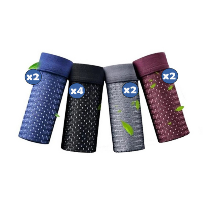"Boxer homme durable en bambou, écologique et élégant, pour un confort optimal, coloris neutre, ajustement parfait."