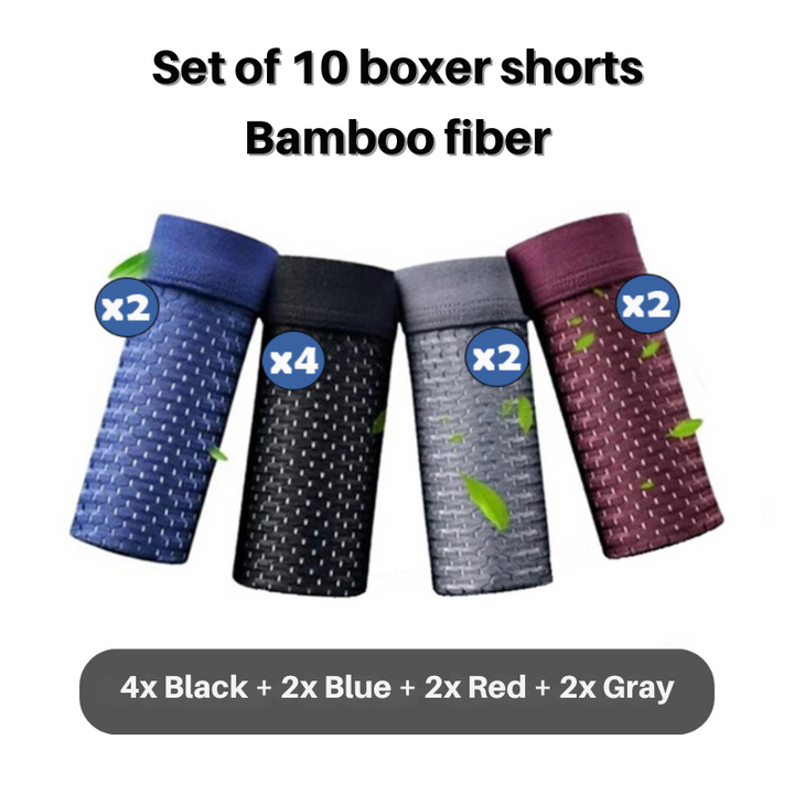 "Boxer homme durable en bambou, écologique et élégant, pour un confort optimal, coloris neutre, ajustement parfait."