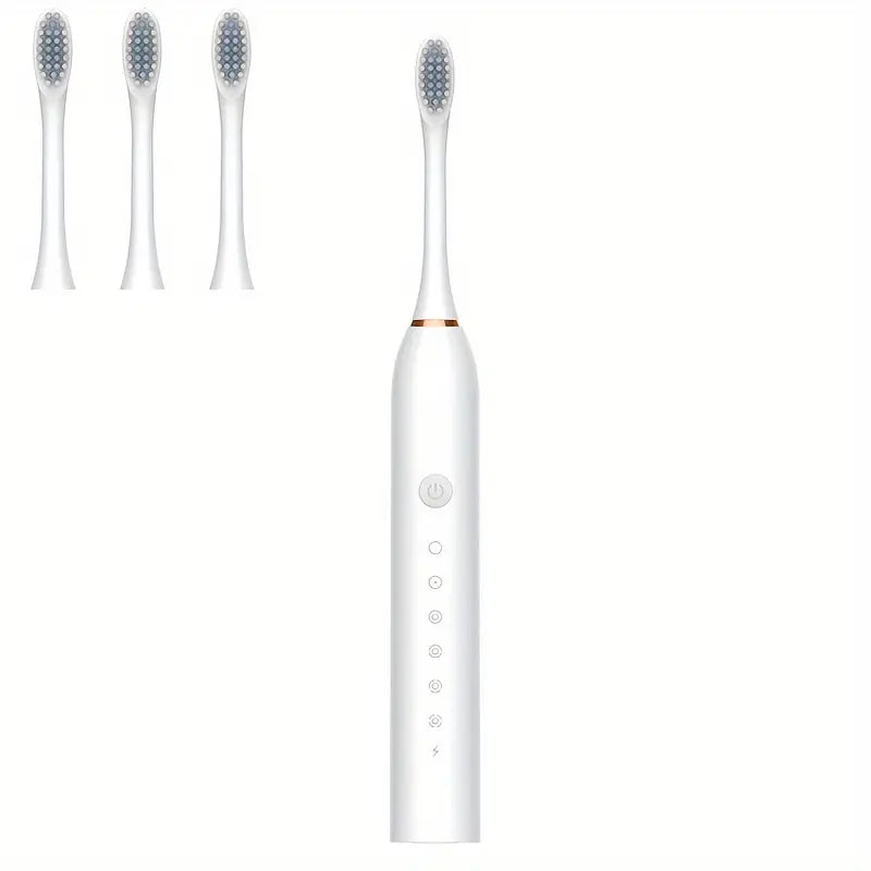 Brosse à dents électrique : 6 modes, minuteur, nettoyage profond, design ergonomique.
